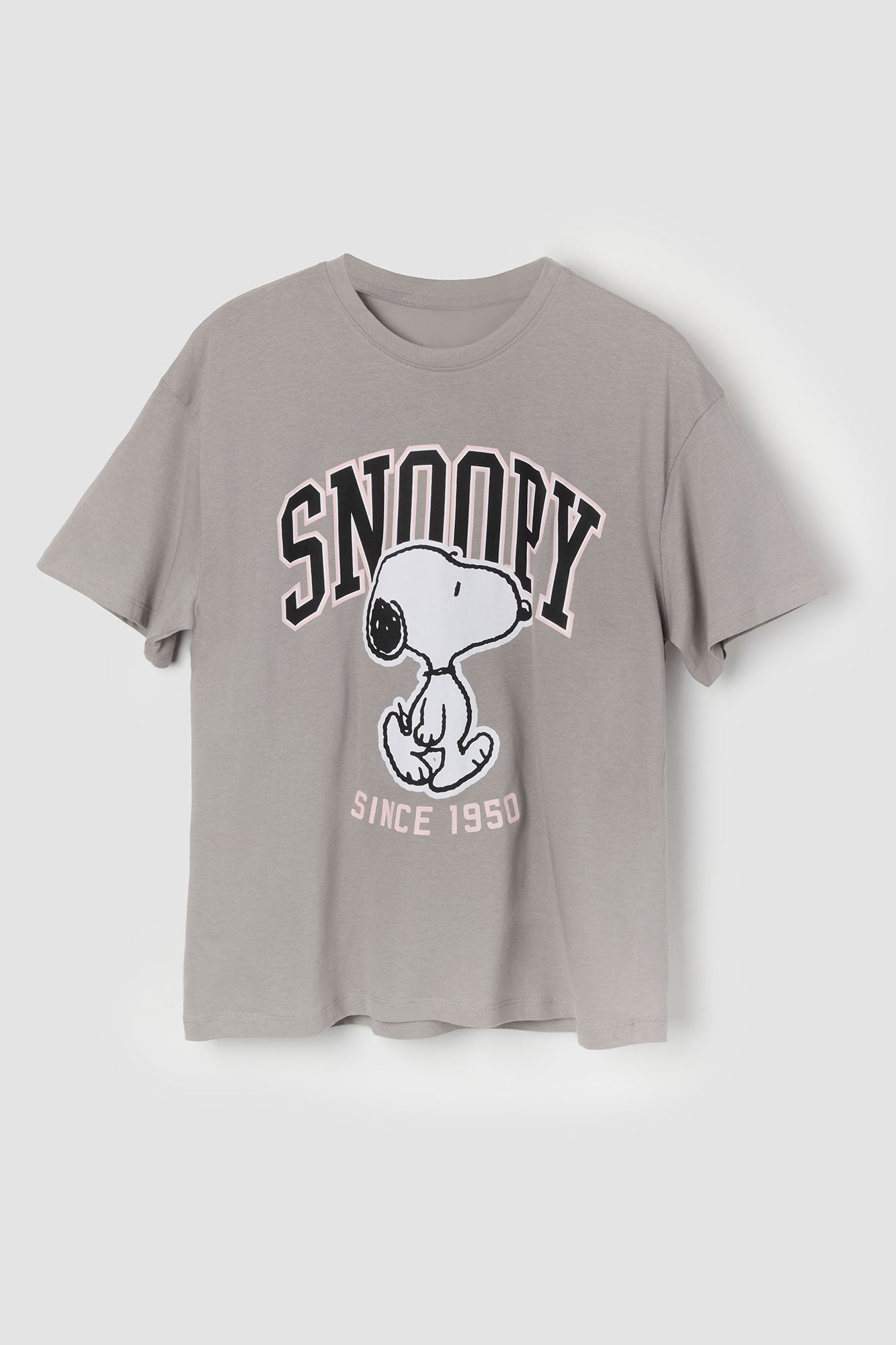 T-shirt de coupe garçonne à imprimé Snoopy Since 1950