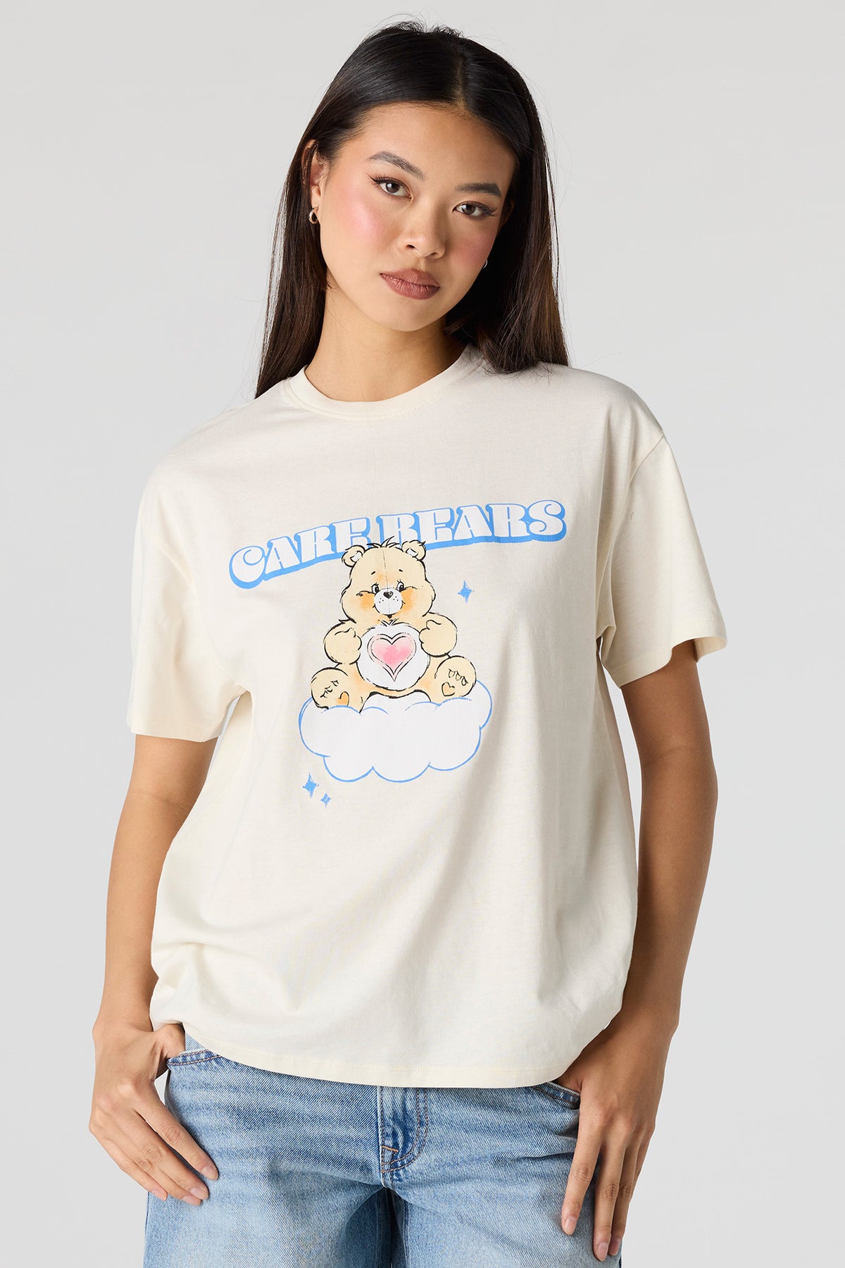 Care Bears Graphic Boyfriend T-Shirt - Off White