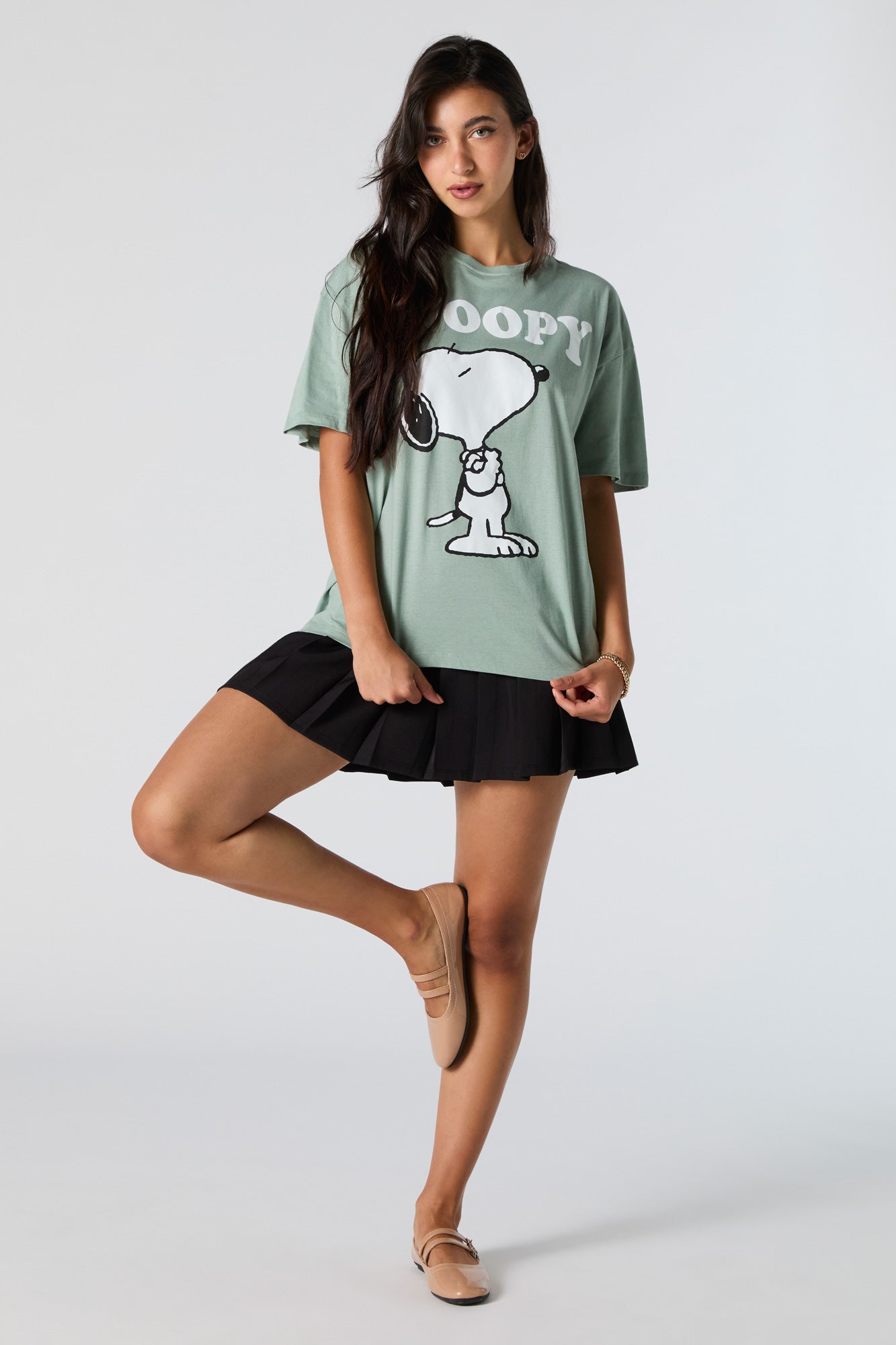 Snobby Snoopy Graphic Boyfriend T-Shirt