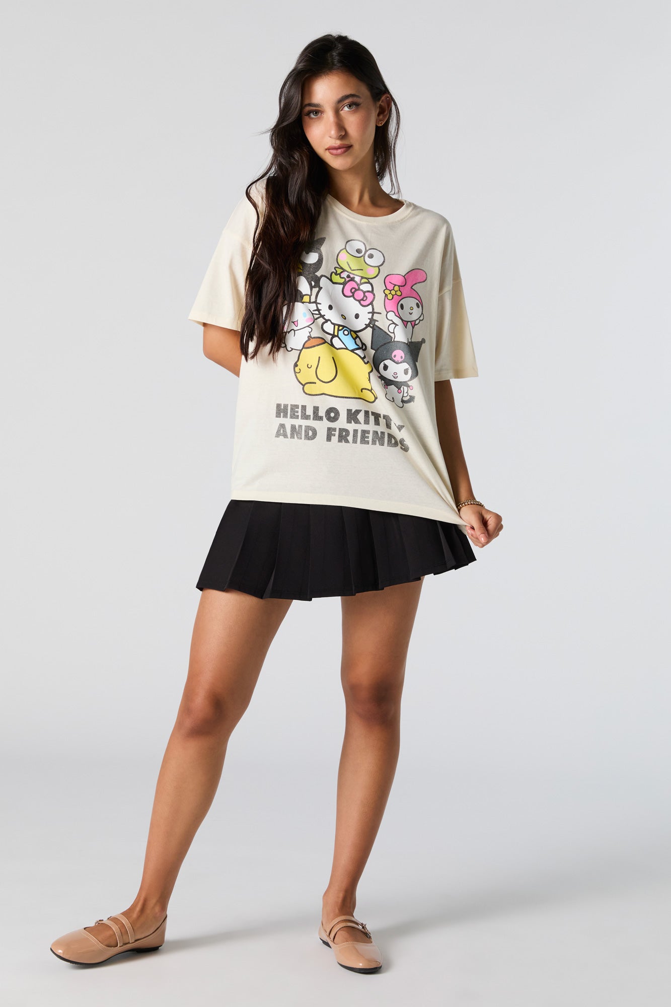 Hello Kitty And Friends Graphic Boyfriend T-Shirt