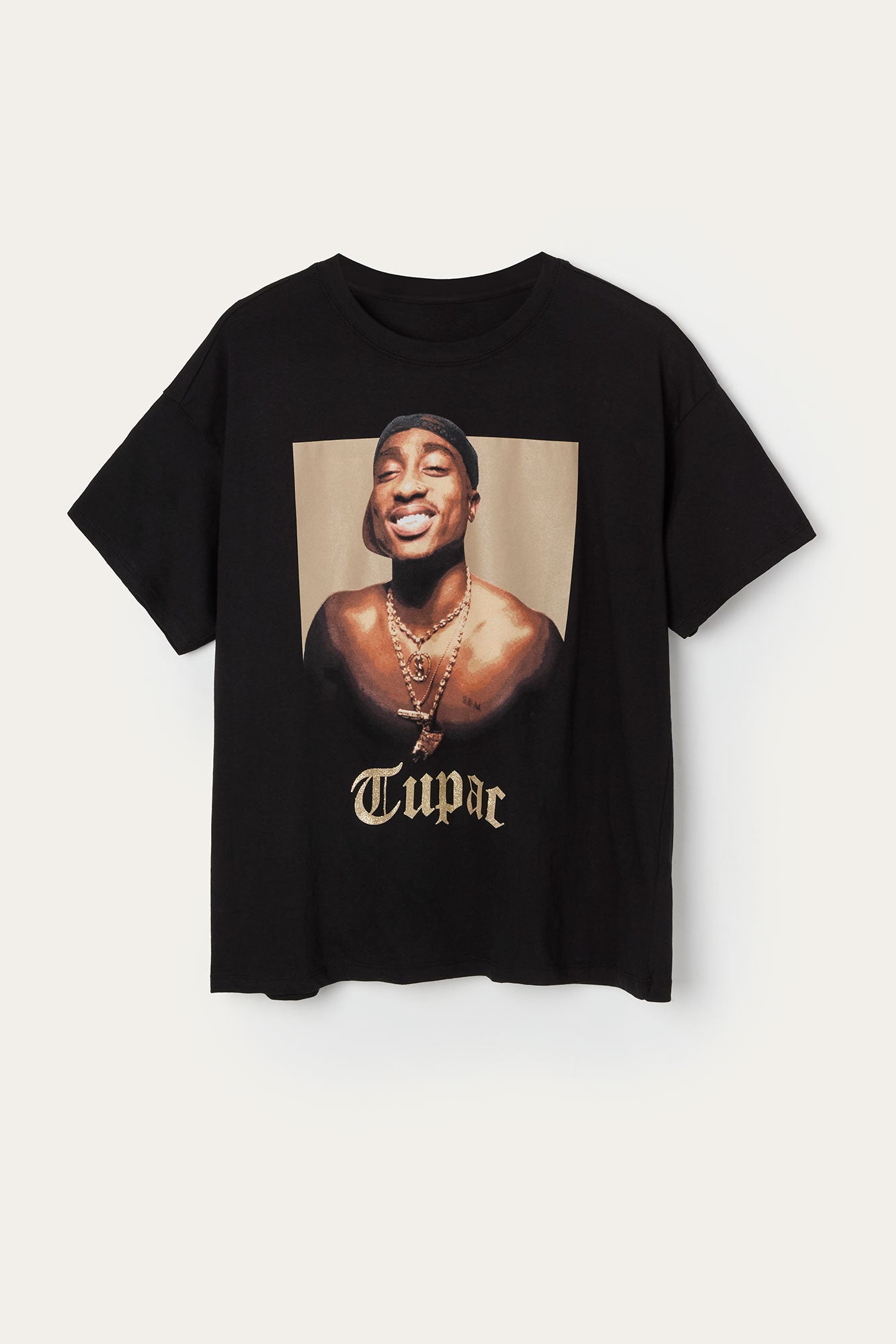 Tupac Graphic Boyfriend T-Shirt