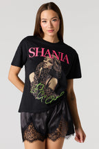 Shania Twain Graphic Boyfriend T-Shirt