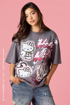T-shirt surdimensionné à imprimé Hello Kitty®