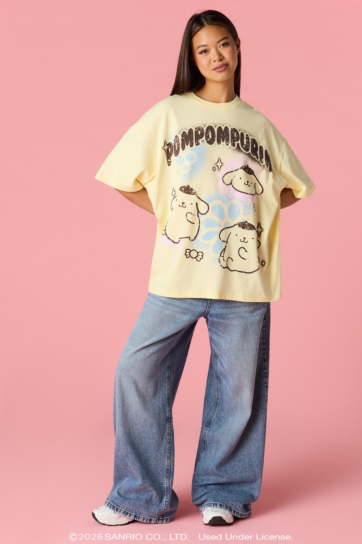 Vue alternative 3. T-shirt surdimensionné à imprimé Pompompurin™
