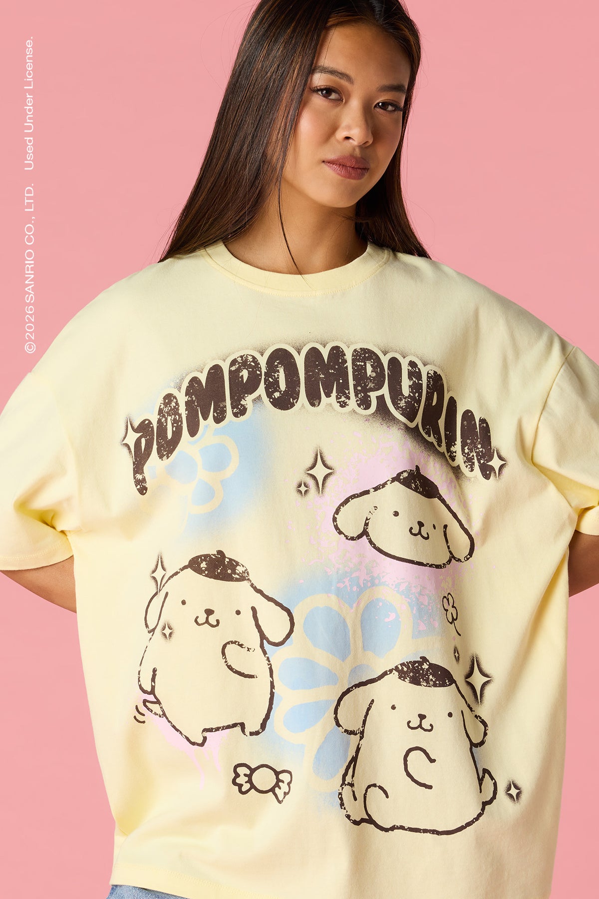 Vue alternative 4. T-shirt surdimensionné à imprimé Pompompurin™