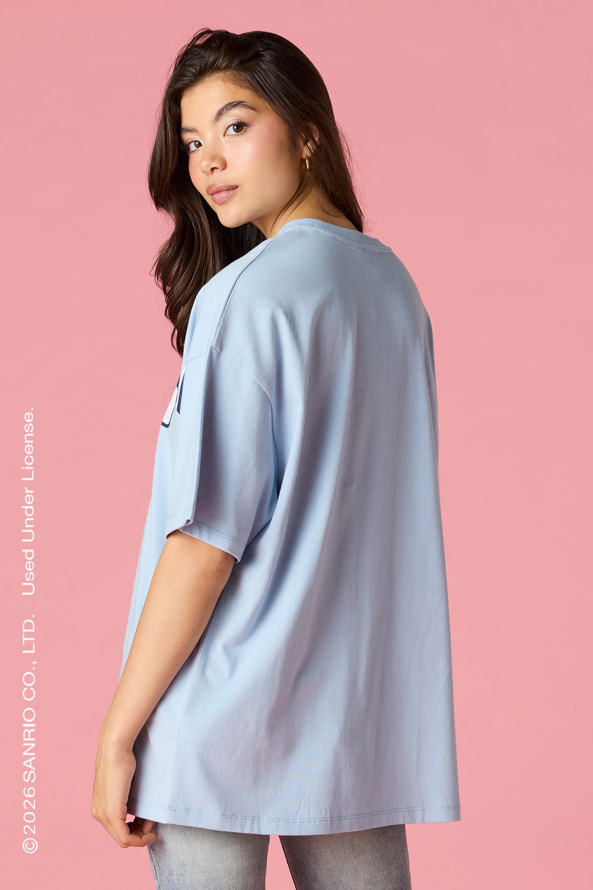 Alt View 2. Cinnamoroll™ Oversized Graphic T-Shirt - Blue