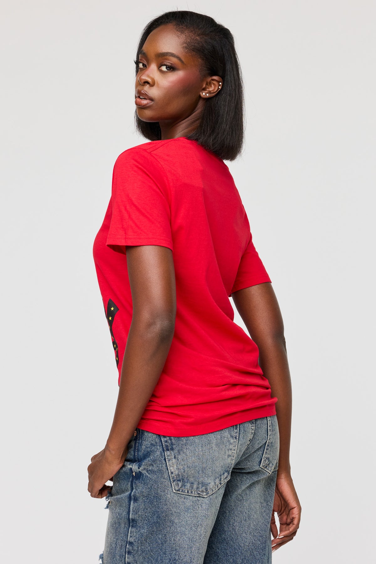 Vue alternative 2. T-shirt de coupe garçonne à imprimé Betty Boop