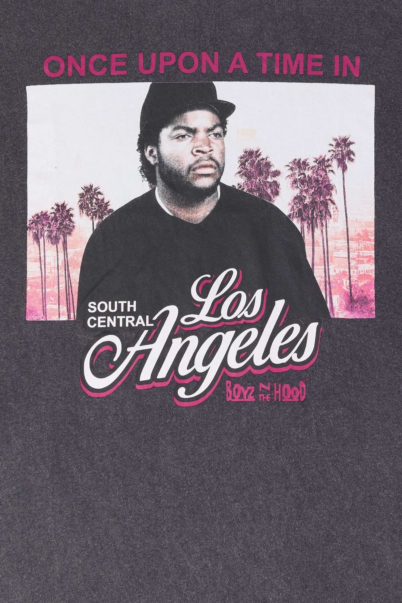 T-shirt de coupe garçonne à imprimé Los Angeles Ice Cube