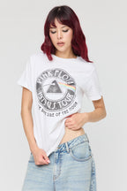 T-shirt de coupe garçonne à imprimé Pink Floyd
