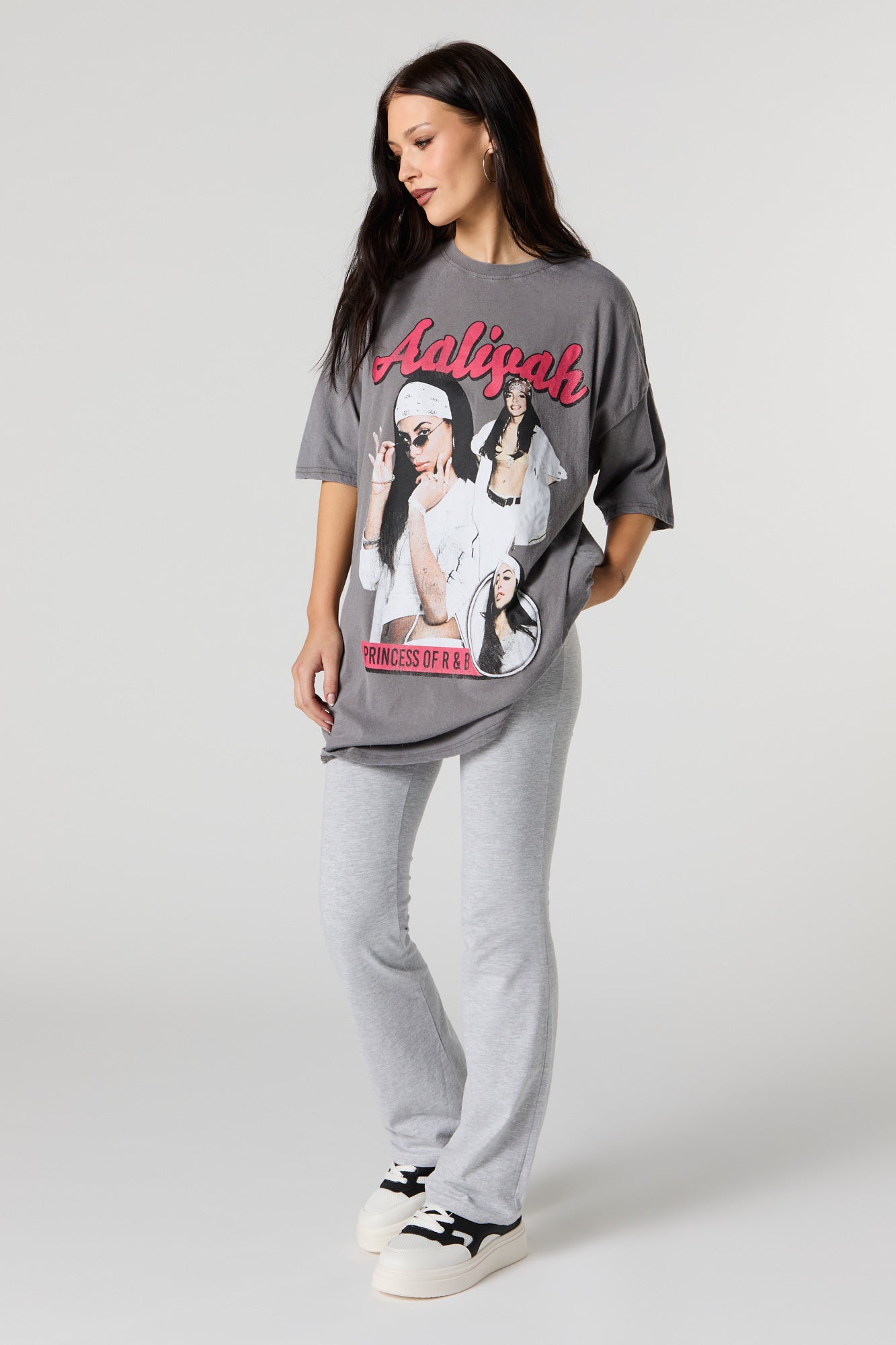 Aaliyah Princess of R&B Graphic Boyfriend T-Shirt