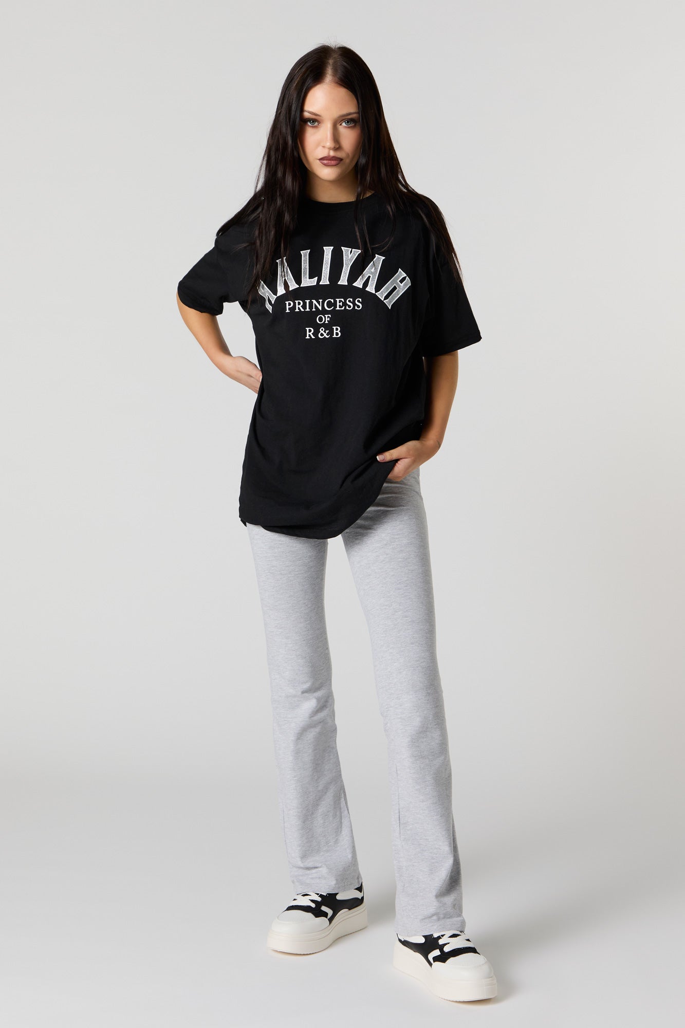 Aaliyah Graphic Boyfriend T-Shirt
