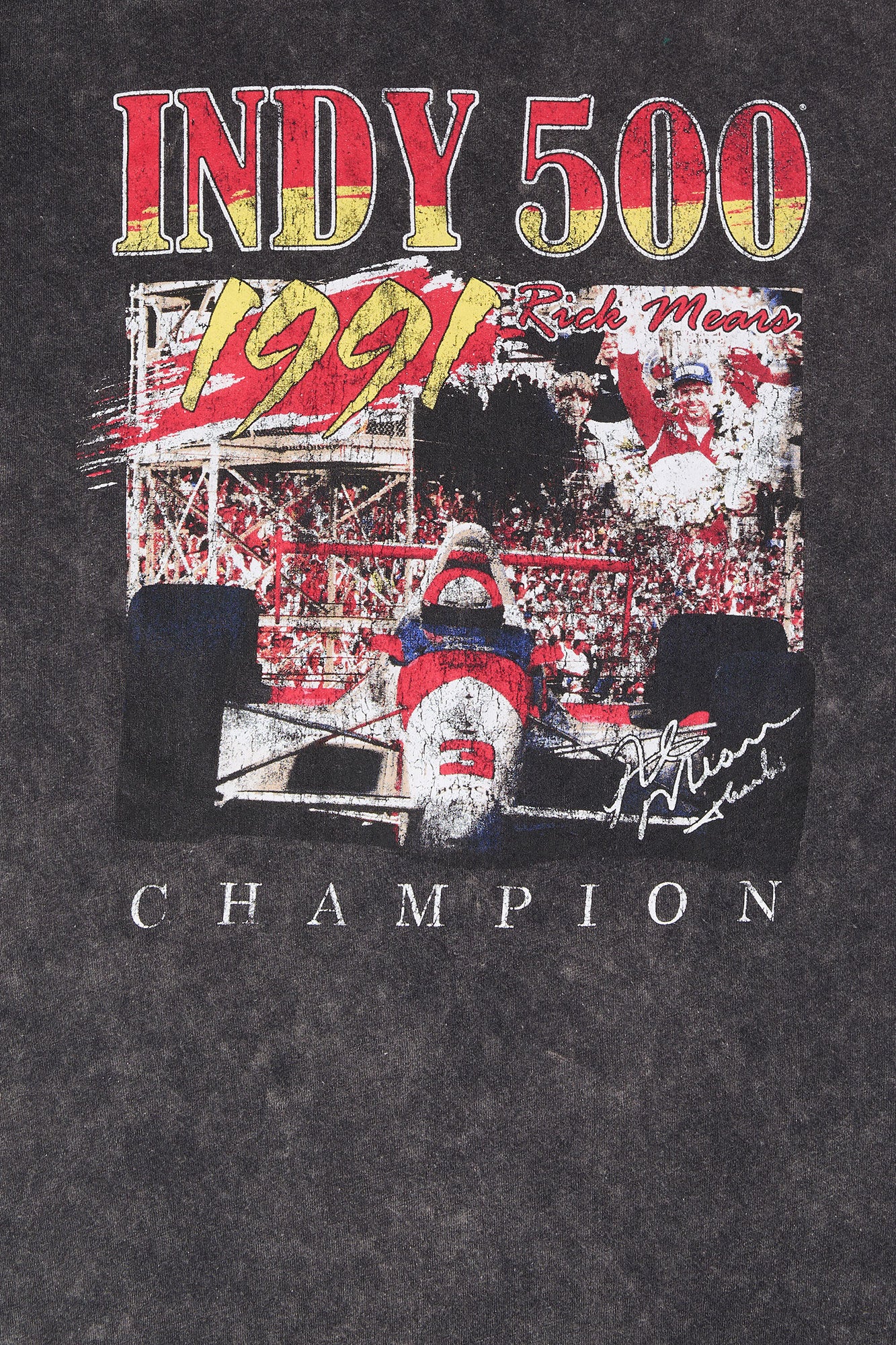 Indy 500 Graphic Washed Boyfriend T-Shirt