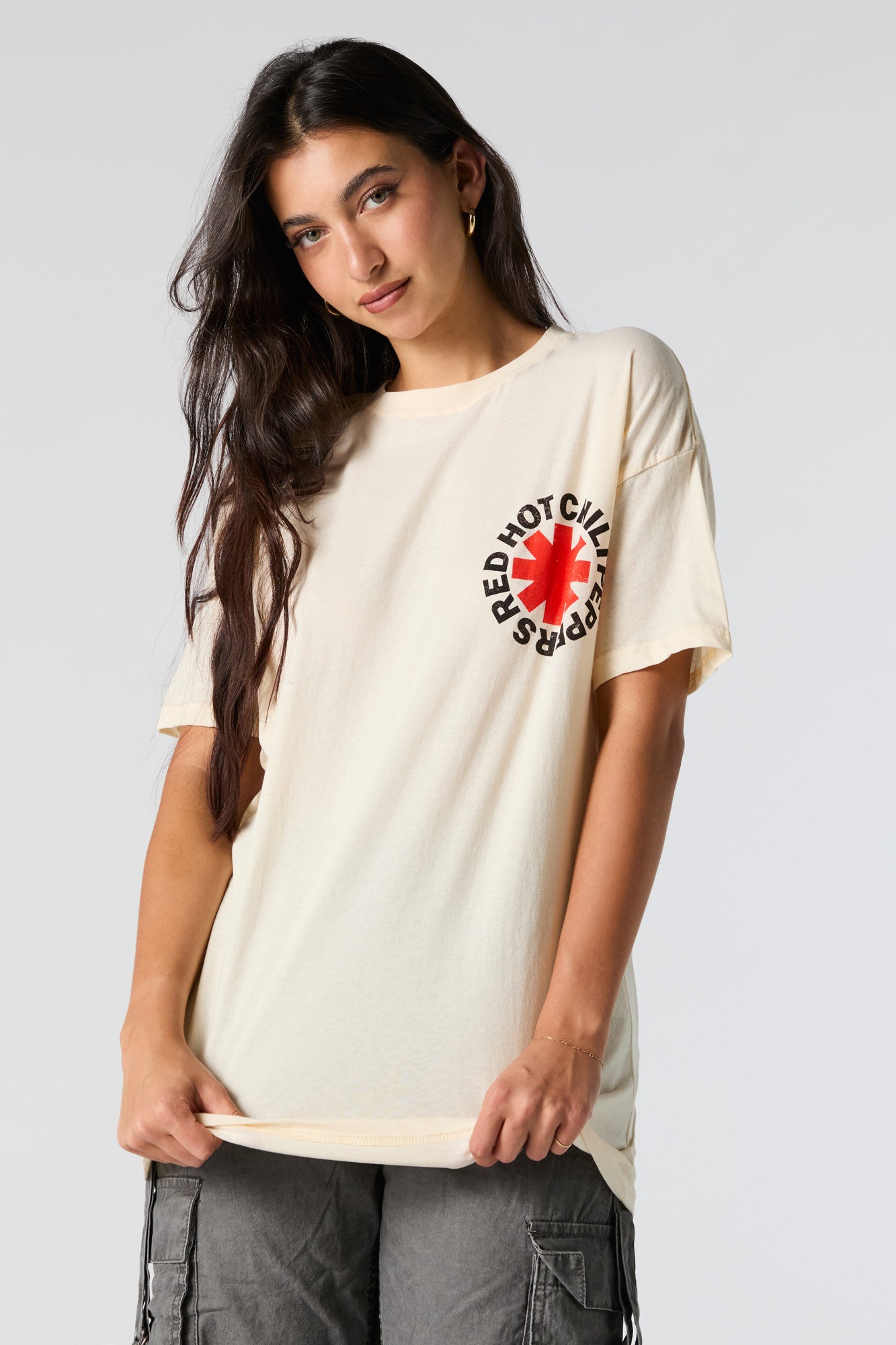 Red Hot Chili Peppers Graphic Boyfriend T-Shirt