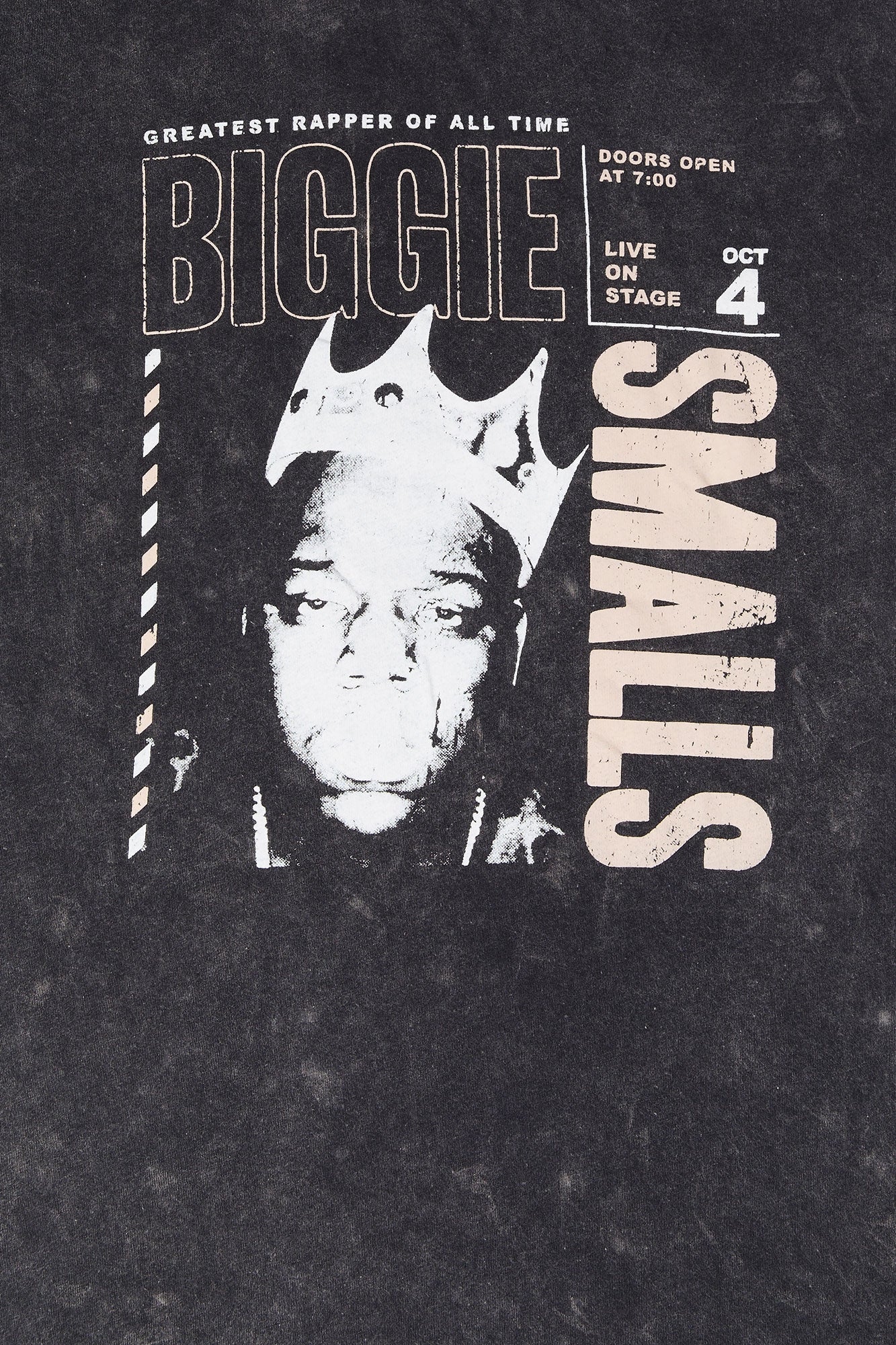 T-shirt de coupe garçonne à imprimé Biggie Smalls