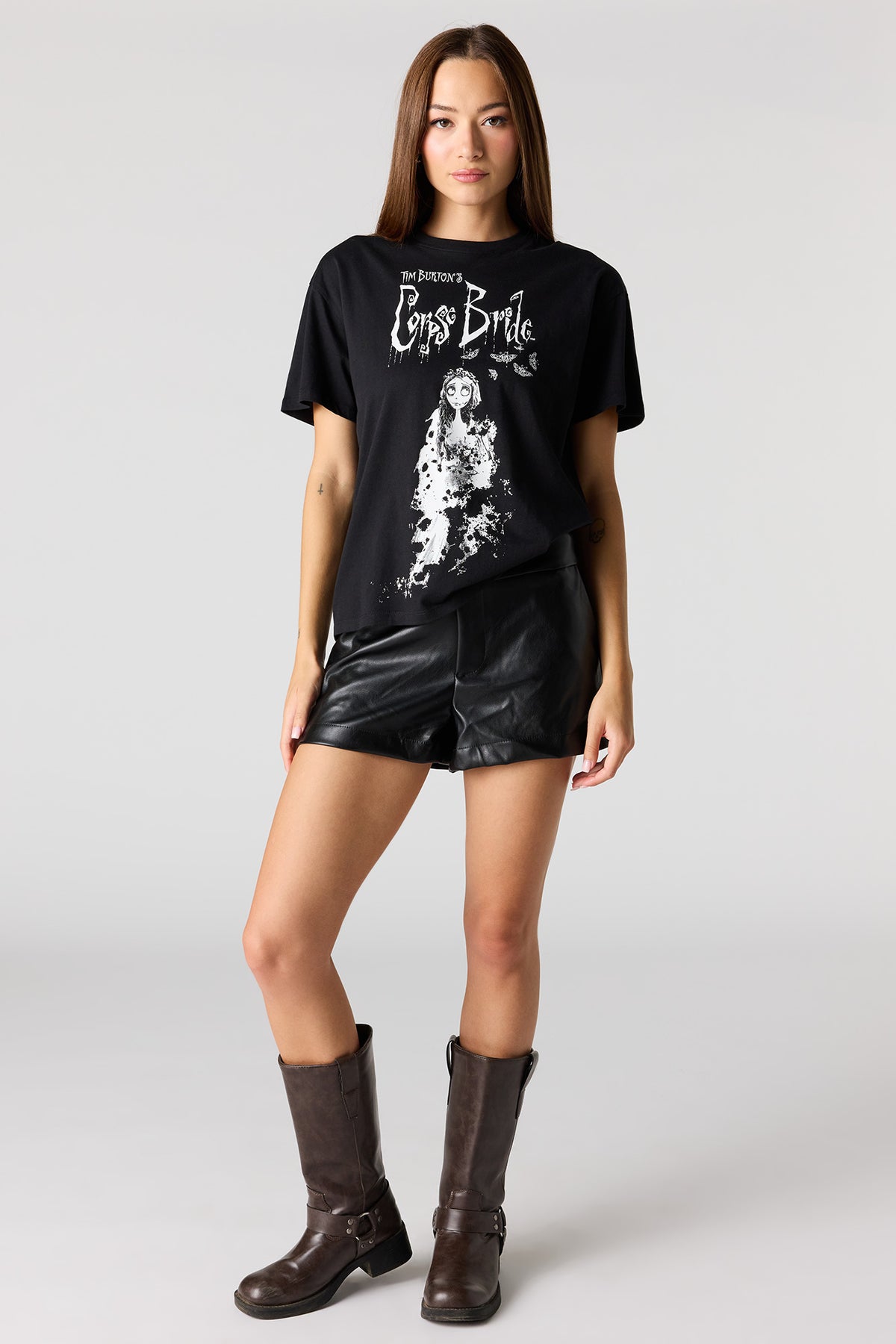 Vue alternative 3. T-shirt de coupe garçonne à imprimé Corpse Bride 