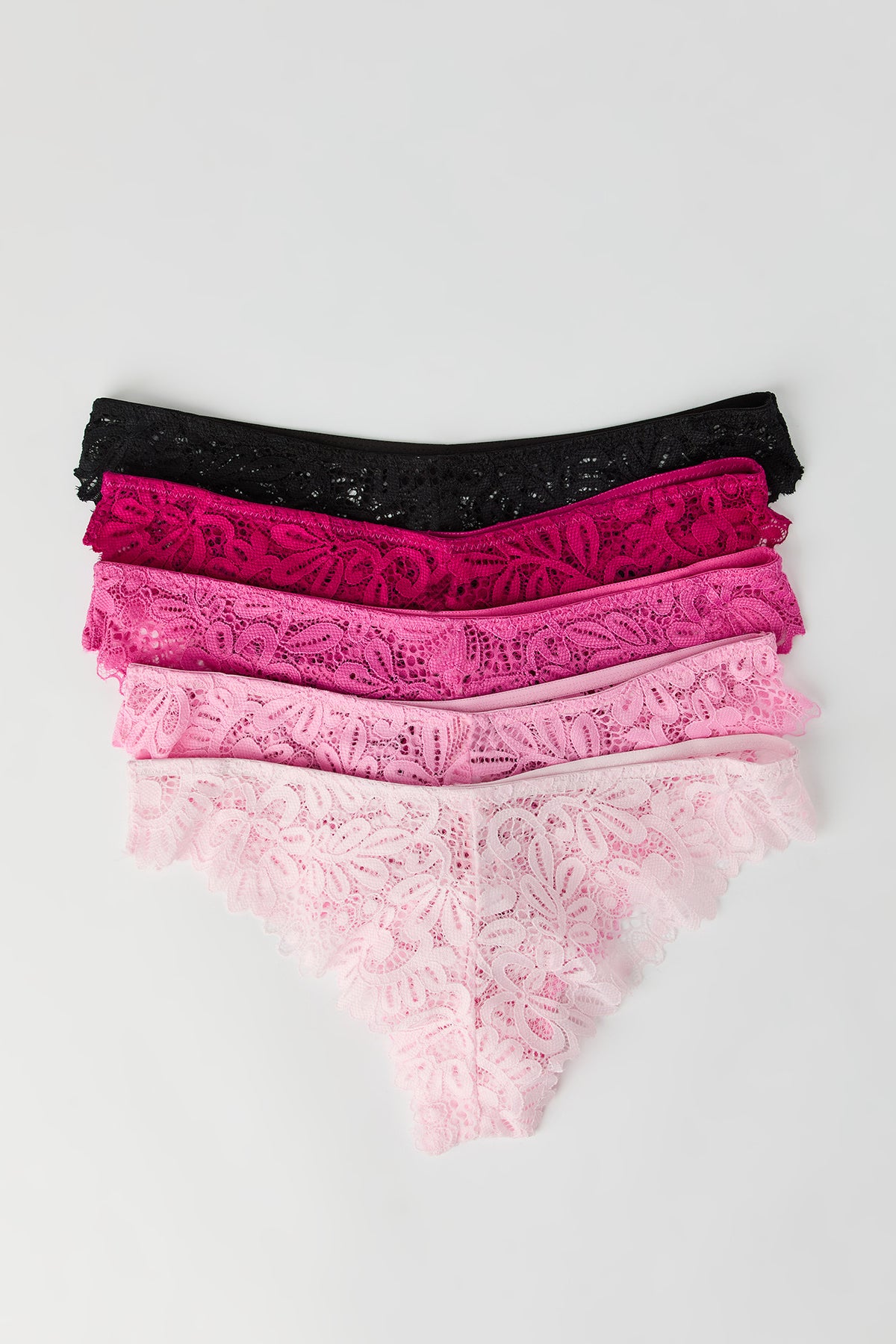 Vue alternative 5. Sous-vêtement en dentelle à imprimé Juicy Couture (Lot de 5)