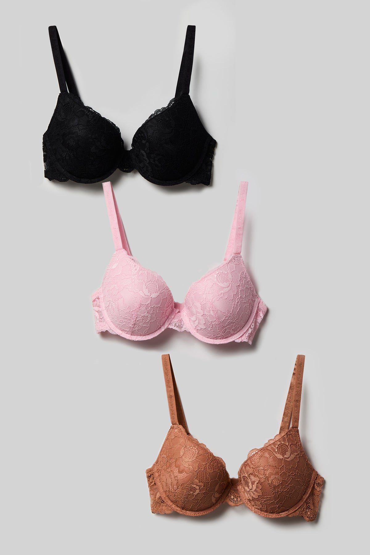 Vue alternative 4. Soutien-gorge en dentelle à imprimé Juicy Couture (Lot de 3)
