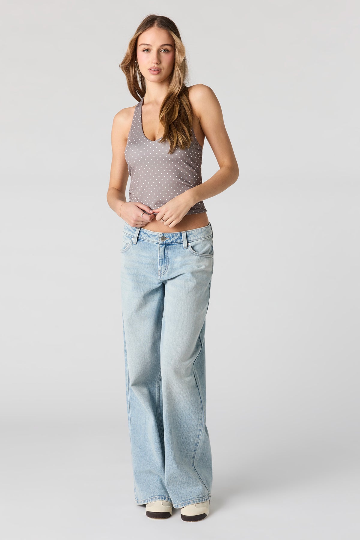 Alt View 5. Contour Halter Top - Brown