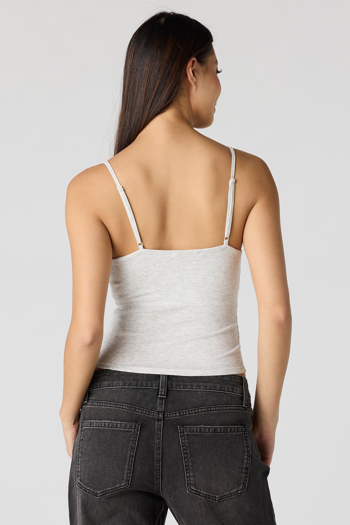 Alt View 8. Braless Scoop Neck Cami - Burgundy