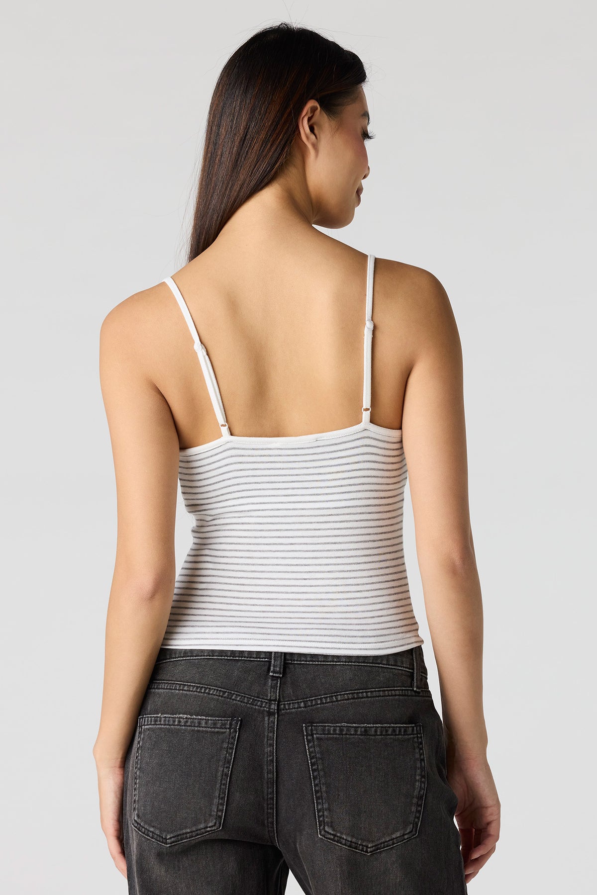 Alt View 2. Braless Scoop Neck Cami - Off White