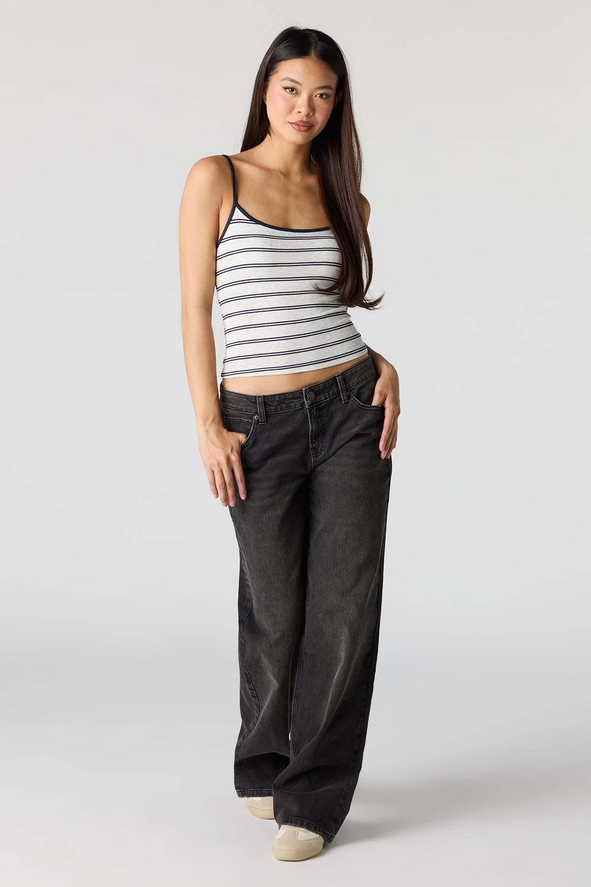 Alt View 18. Braless Scoop Neck Cami - Burgundy