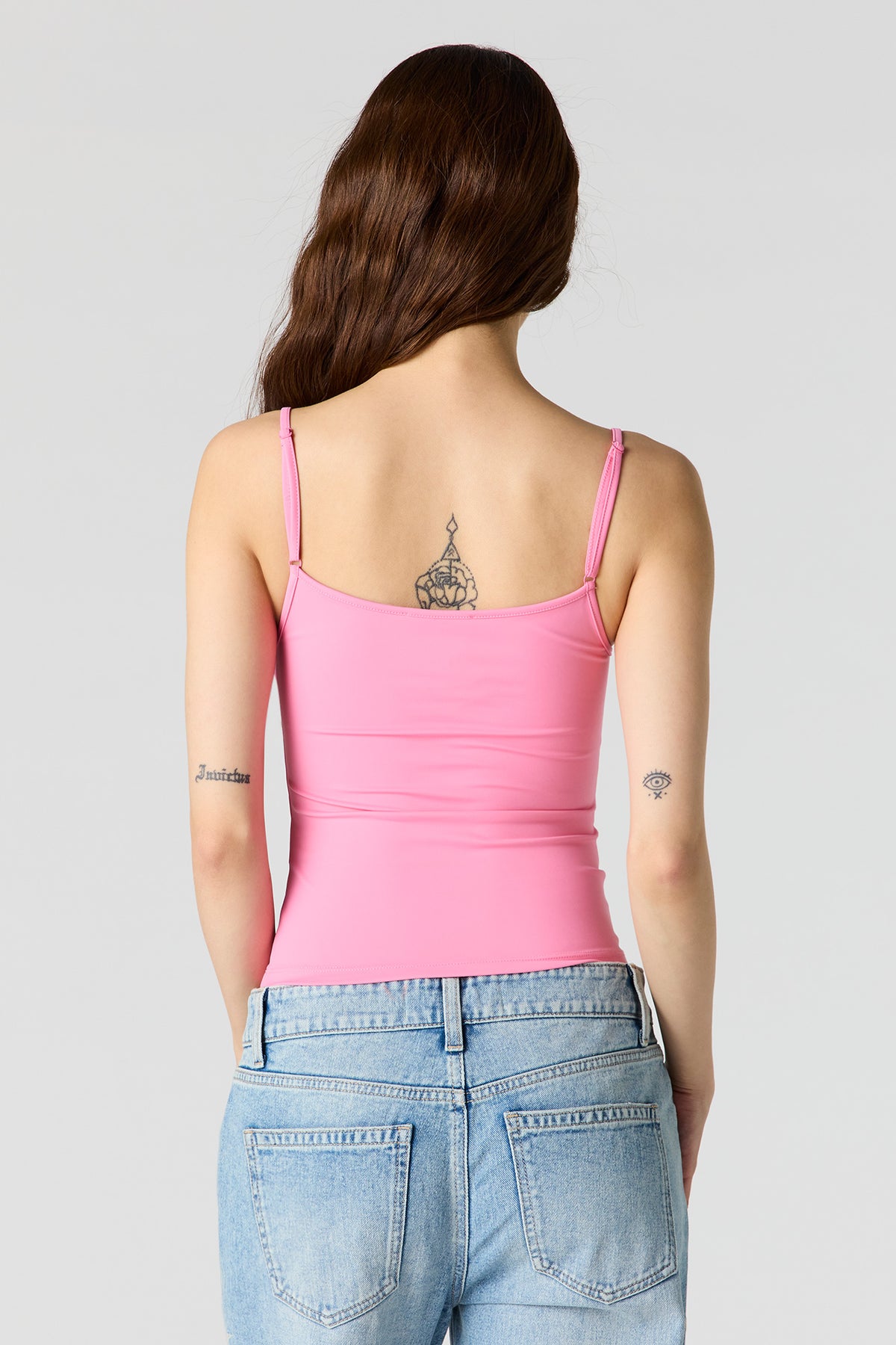 Vue alternative 18. Camisole profilée en molleton de luxe avec encolure dégagée
