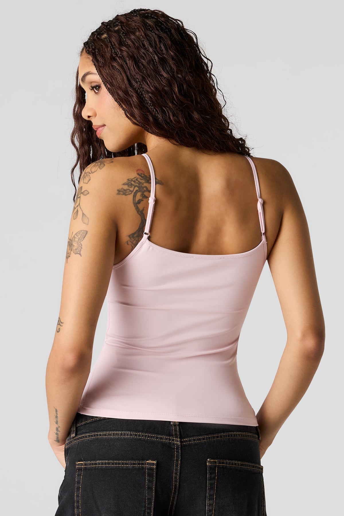 Alt View 2. Luxe Heavy Contour Cami - Light Pink