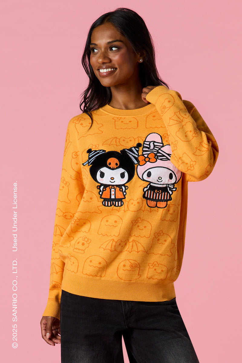 Kuromi™ & My Melody™ Halloween Oversized Sweater