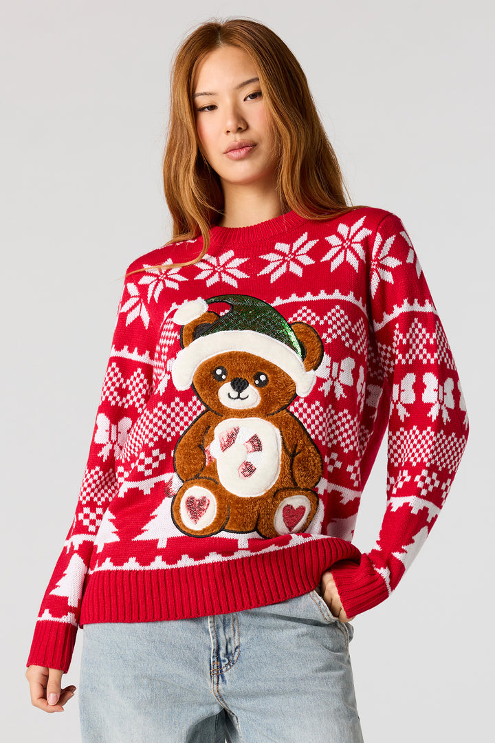 Teddy Bear Christmas Sweater