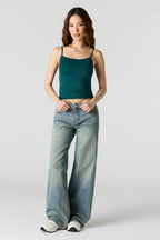 Paris Stretch High Rise Wide Leg Vintage Medium Jean