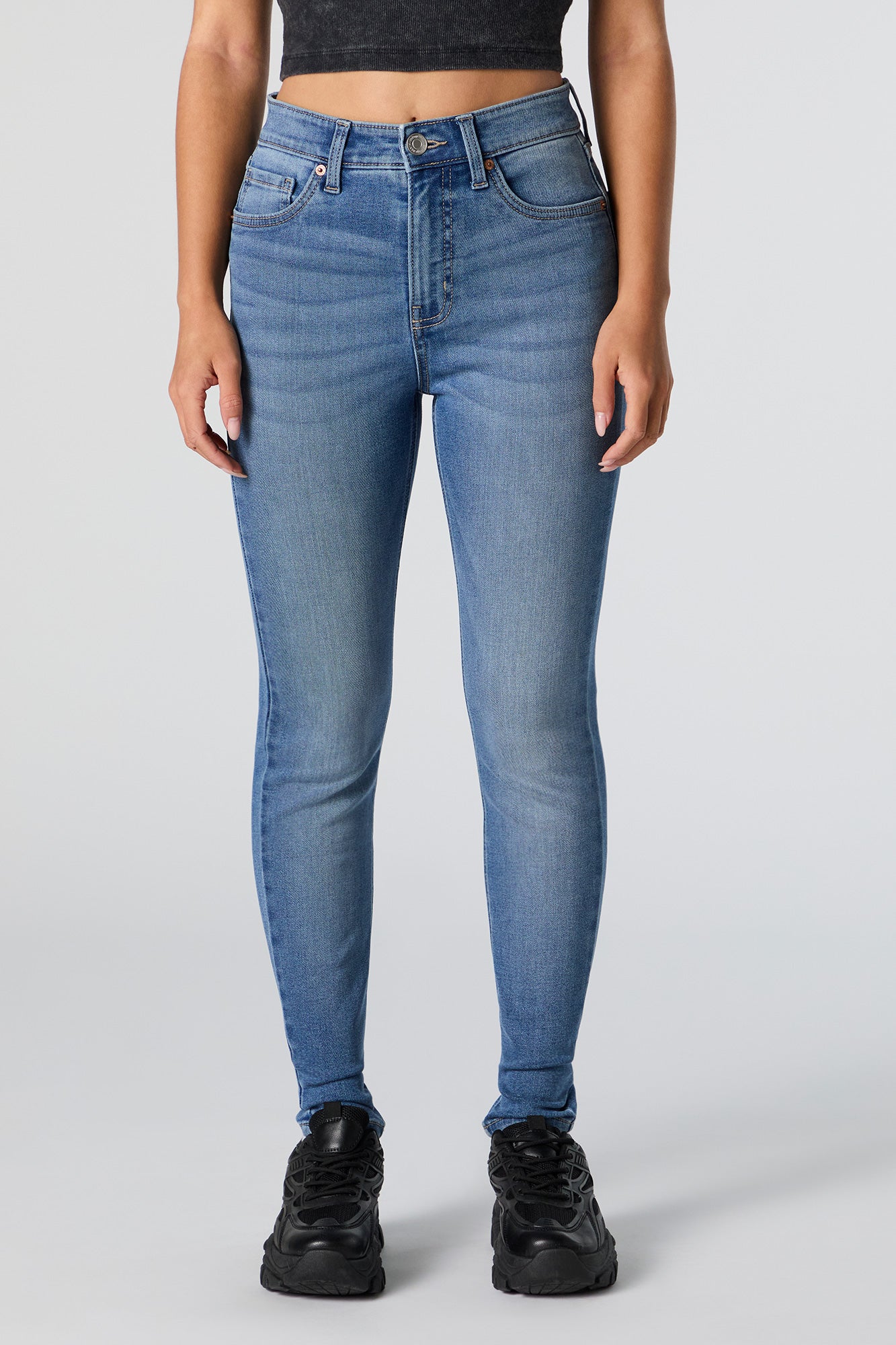 Dark Wash High Rise Skinny Jean