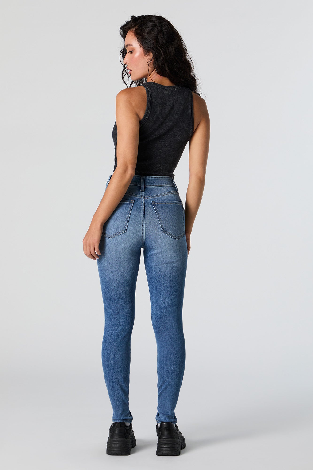 Dark Wash High Rise Skinny Jean