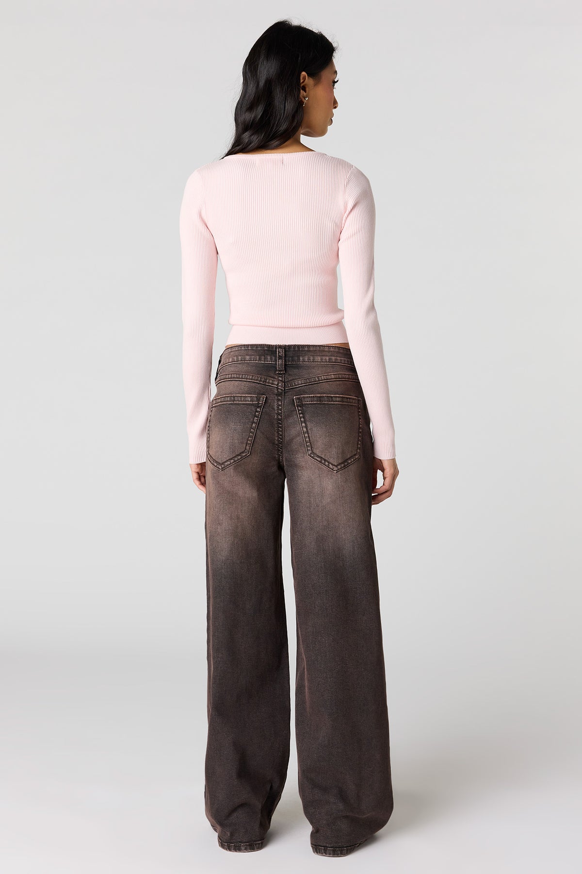 Vue alternative 3. Jean Soho super baggy extensible latté à taille basse