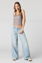 London Low Rise Super Baggy Light Jean