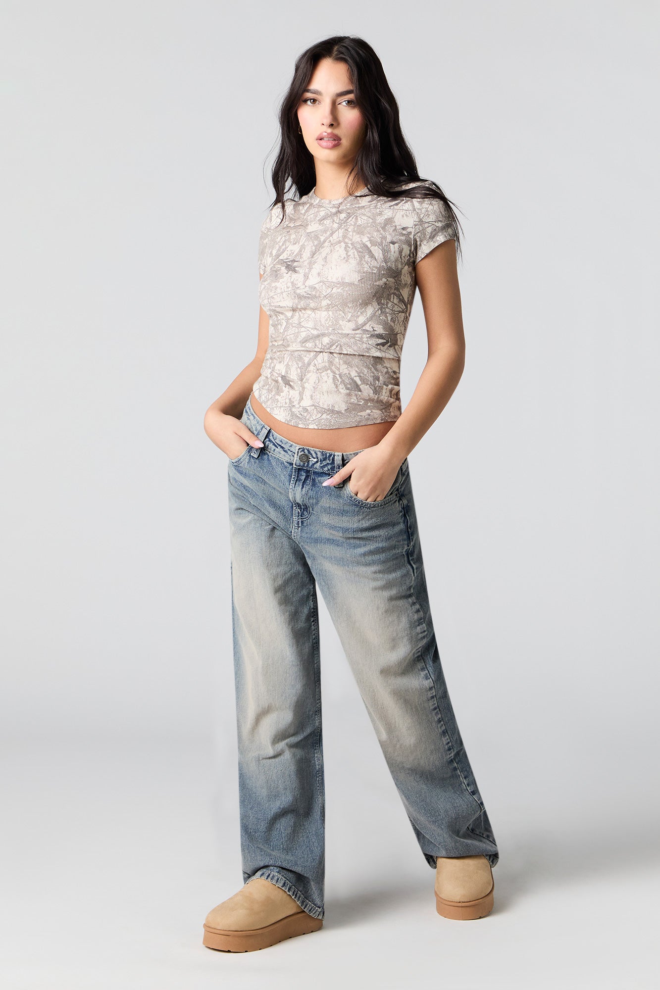 Ribbed Short Sleeve Top – Urban Planet