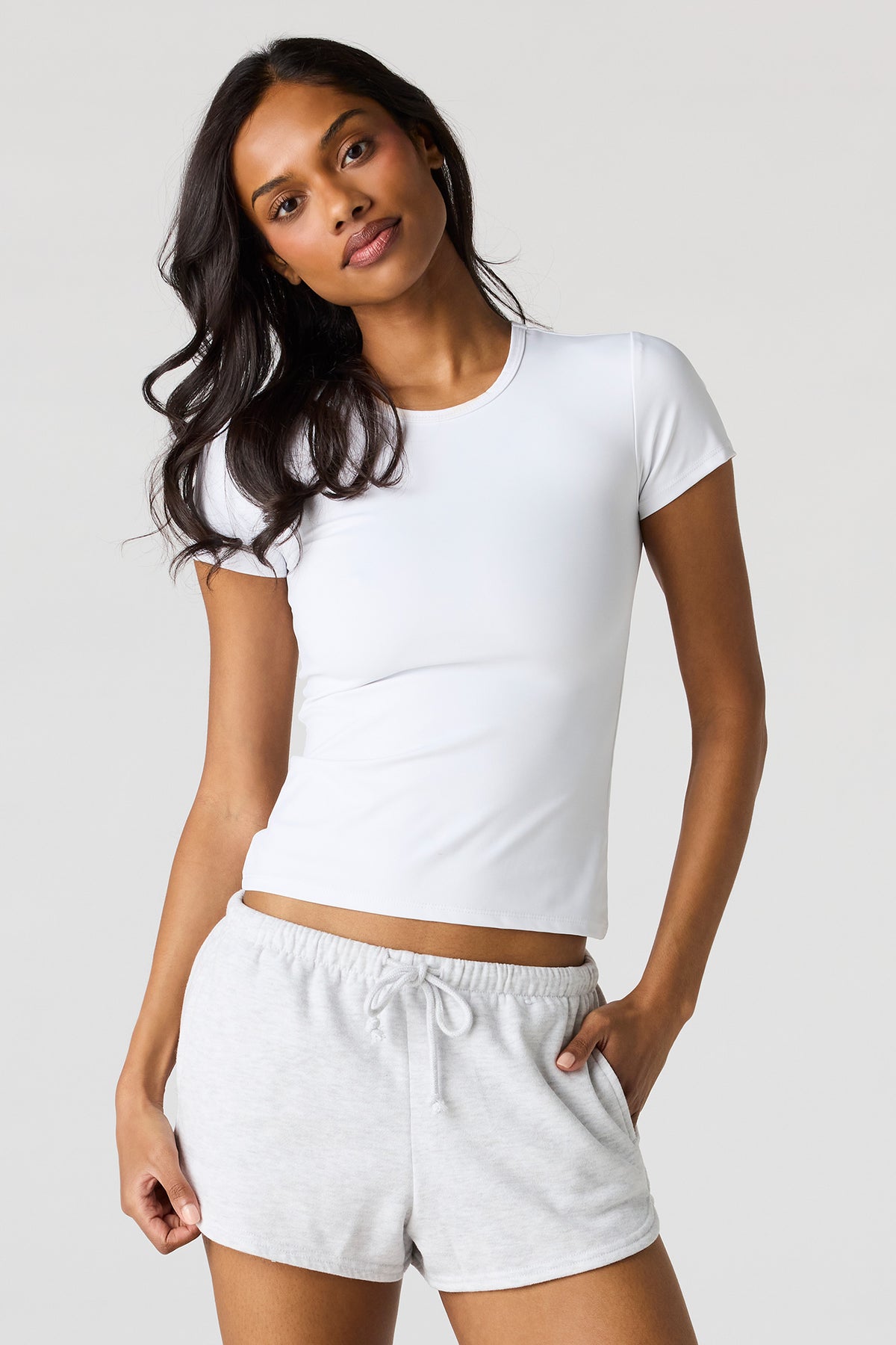 Luxe Heavy Contour T-Shirt - White