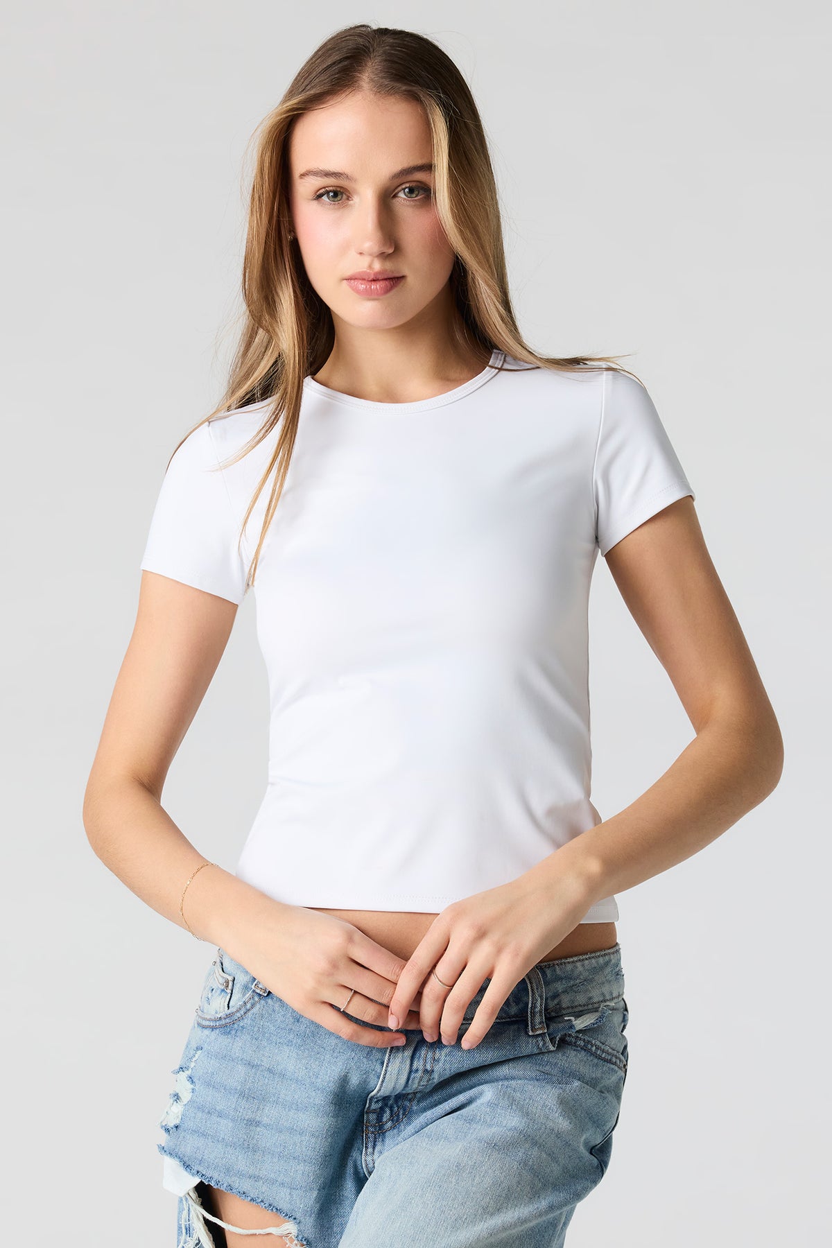 Luxe Heavy Contour T-Shirt - White