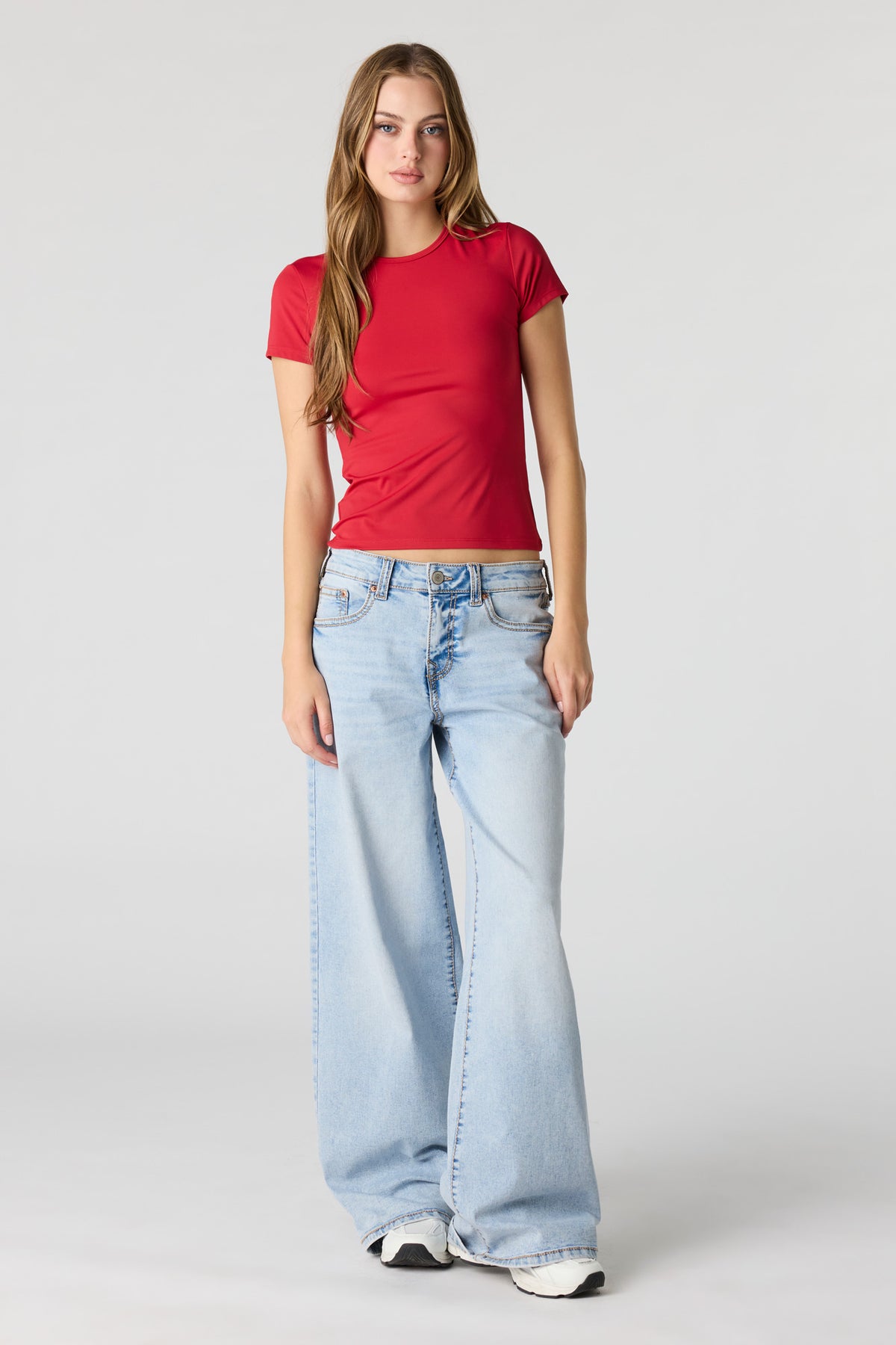 Vue alternative 3. T-shirt profilé en coton lourd de luxe
