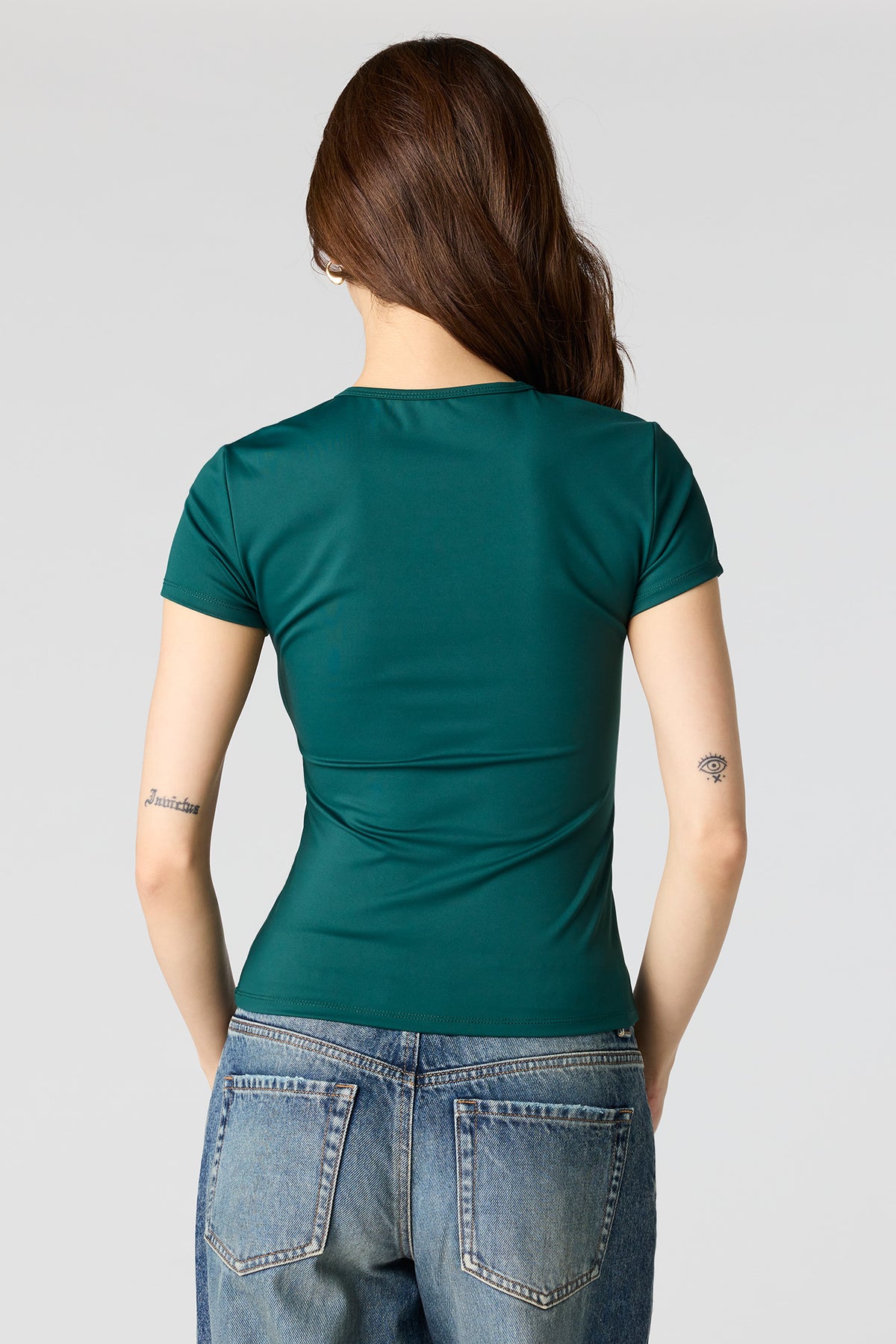Vue alternative 11. T-shirt profilé lourd de luxe