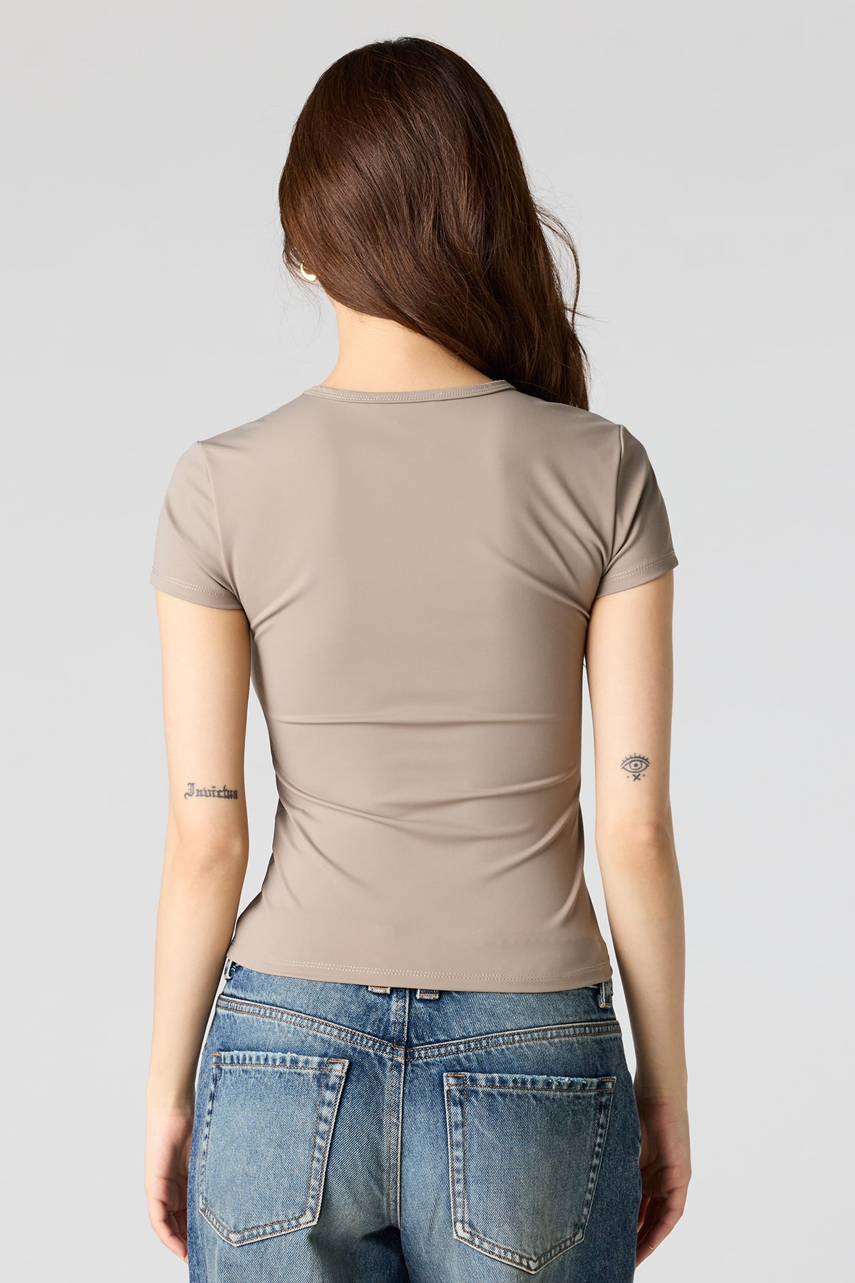 Vue alternative 20. T-shirt profilé lourd de luxe