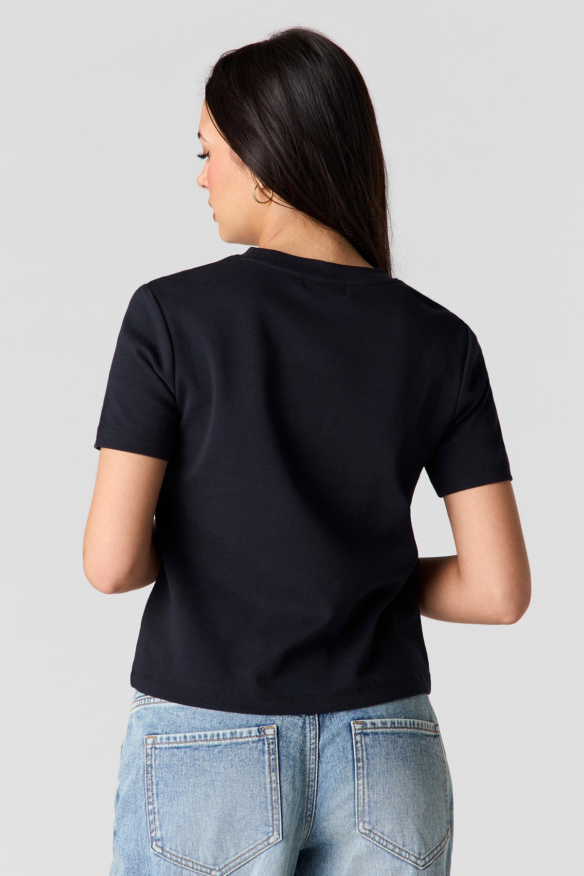 Vue alternative 2. T-shirt en coton lourd de luxe