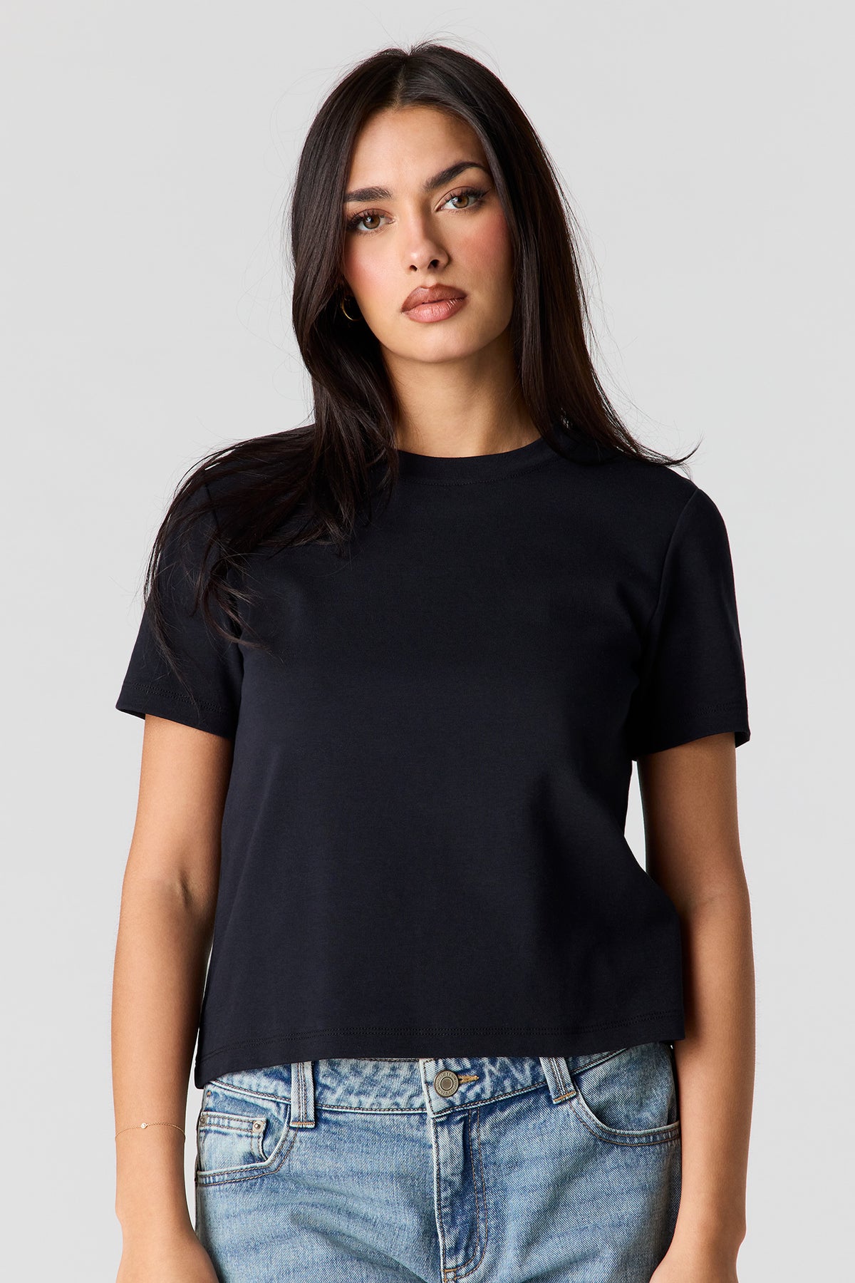 T-shirt en coton lourd de luxe