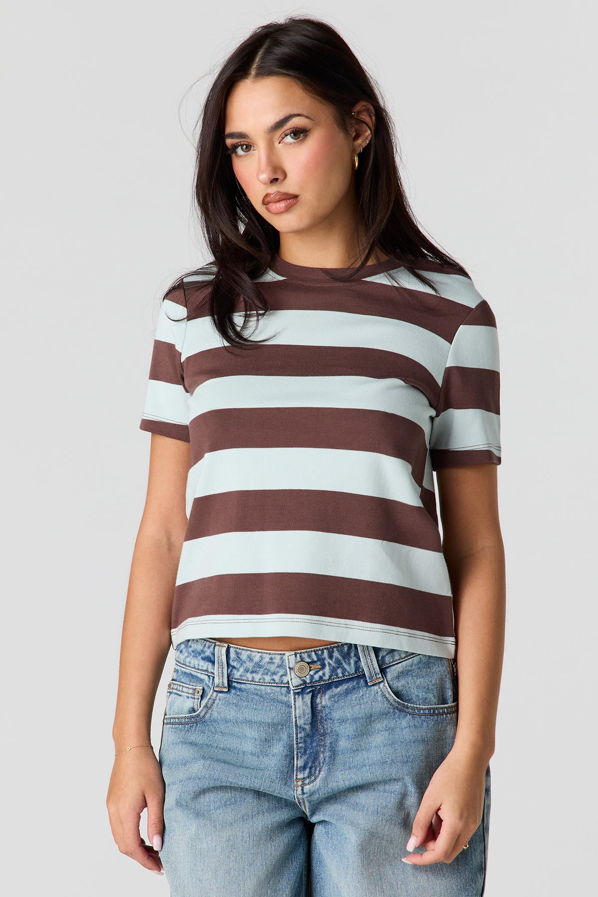 T-shirt en coton lourd de luxe