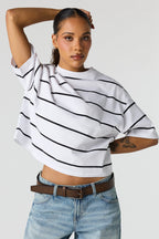 T-shirt carré en coton de luxe épais