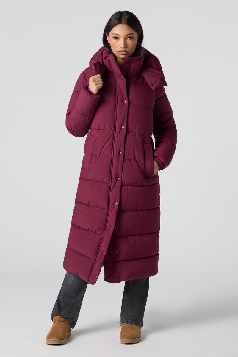 Blouson matelassé long