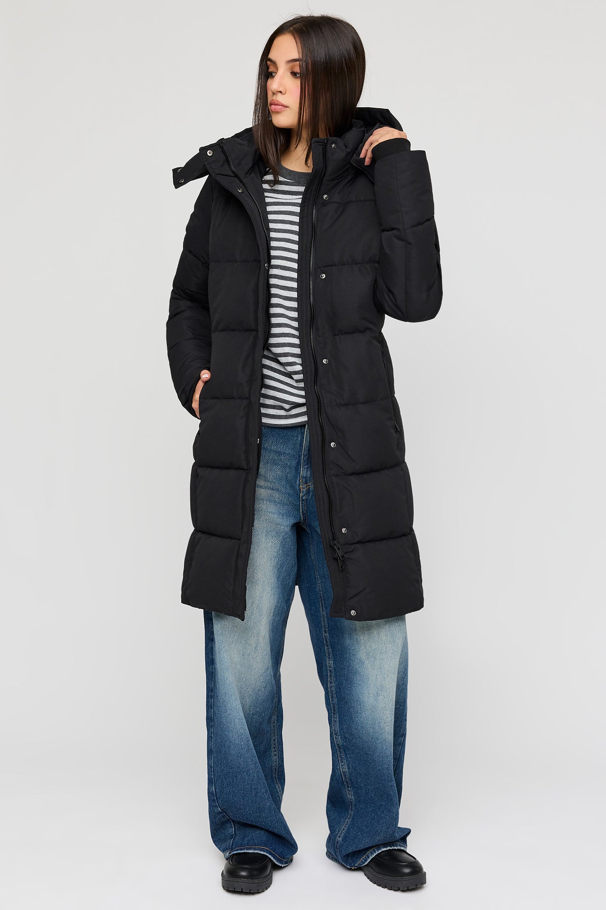 Vue alternative 2. Blouson midi bouffant City 