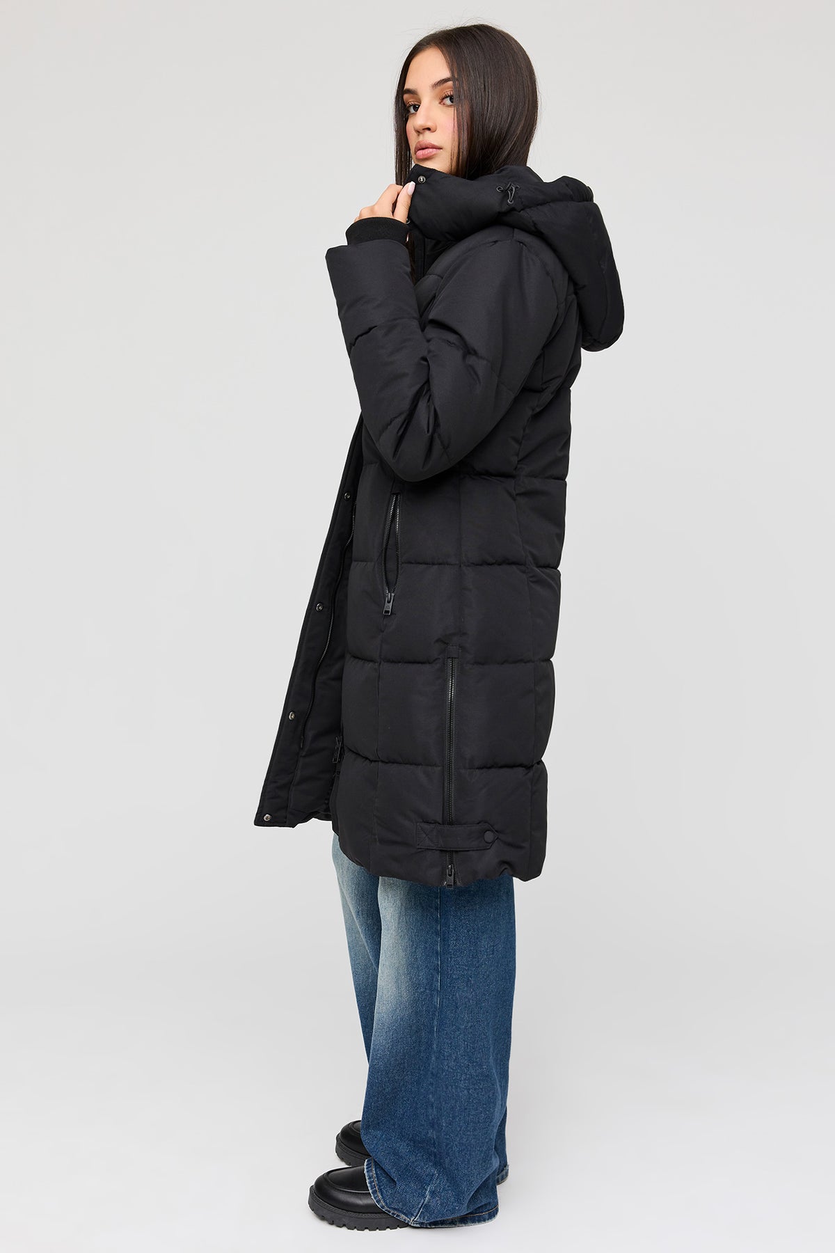 Vue alternative 4. Blouson midi bouffant City 