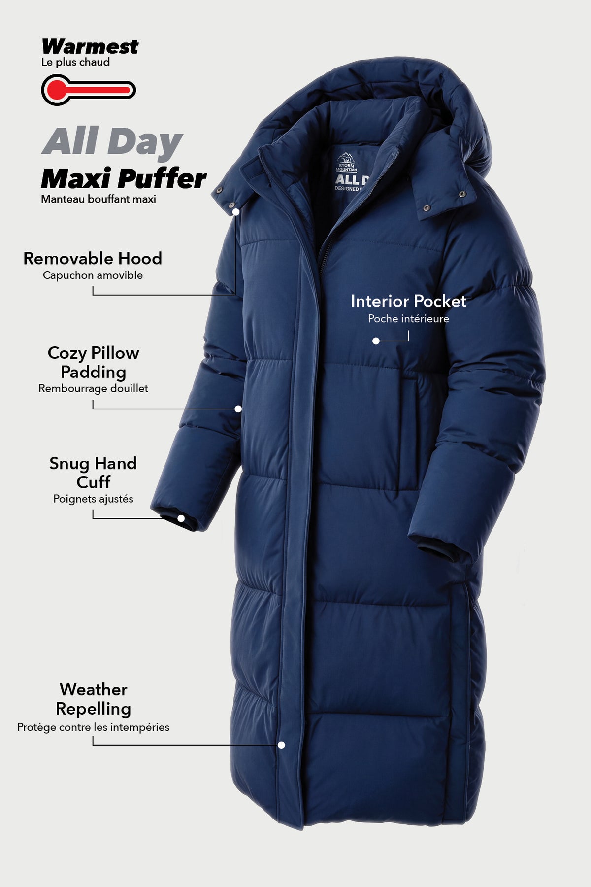 Vue alternative 5. Blouson maxibouffant All Day 