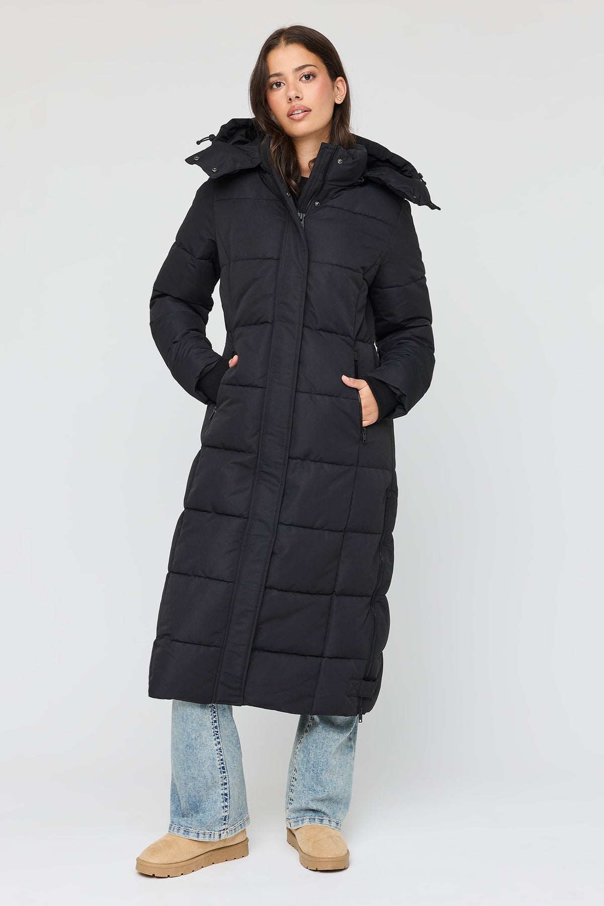 City Maxi Puffer - Black