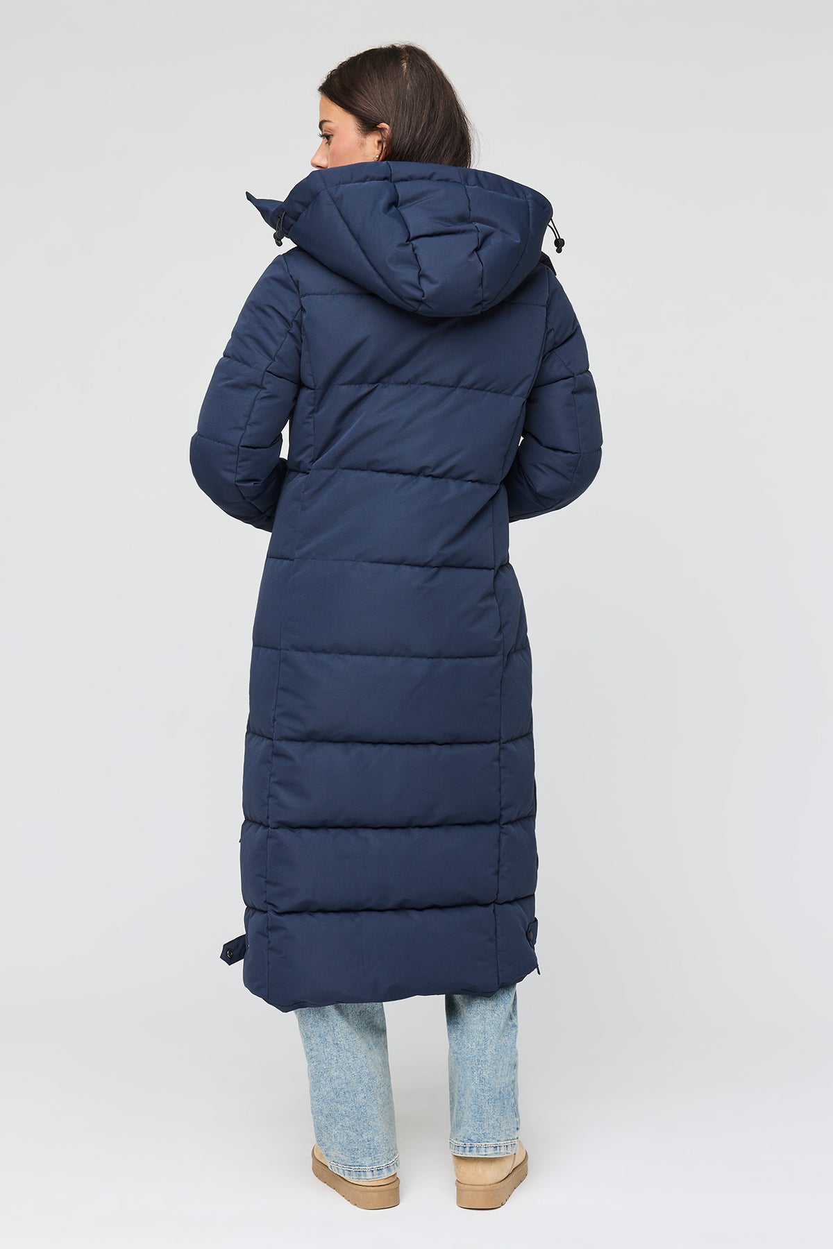 Alt View 3. City Maxi Puffer - Navy